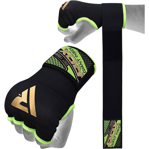 RDX 75CM GEL INNER GLOVES WITH WRIST STRAP/Gre-1